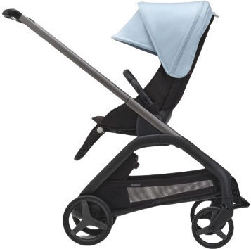 Bugaboo Dragonfly Complete Ρυθμιζόμενο Καρότσι Μωρού Kατάλληλο από 6+ Mηνών Midnight Black-Skyline Blue 7.9kg
