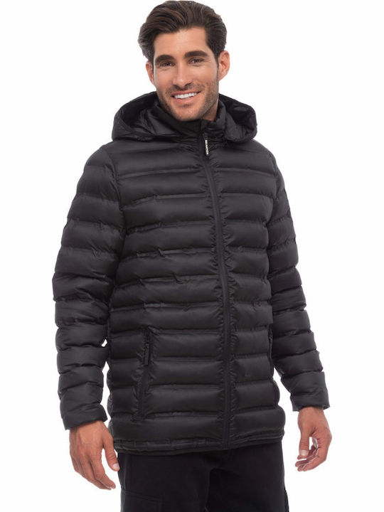 3 σε 1 Χειμωνιάτικο Μπουφάν Puffer Black