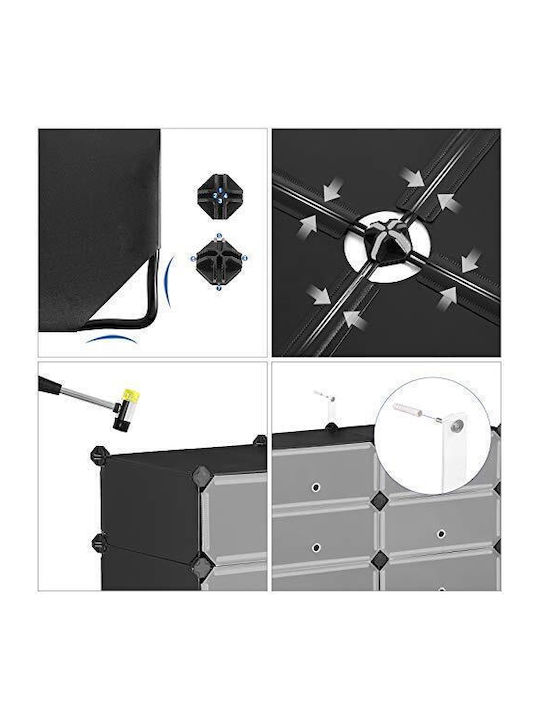 Plastik Schuhschrank 40x30x17cm
