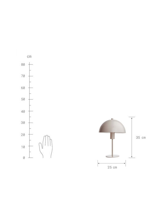 Butlers Vintage Lampă de masă cu Abajur Bej și Bază
