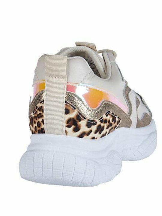 Γυναικεία Sneakers Εκρού