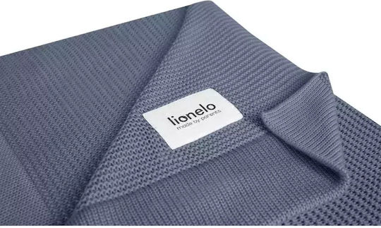 Lionelo Pătură Pepinieră Swaddling pături Bambus Albastru Blue 75x100cm