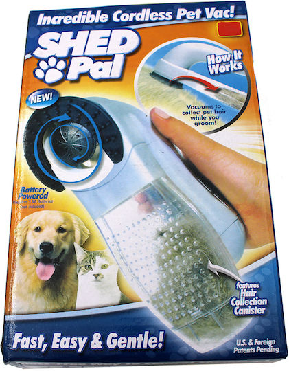 Electric Brush for Short-Haired Dogs for Coat Cleaning