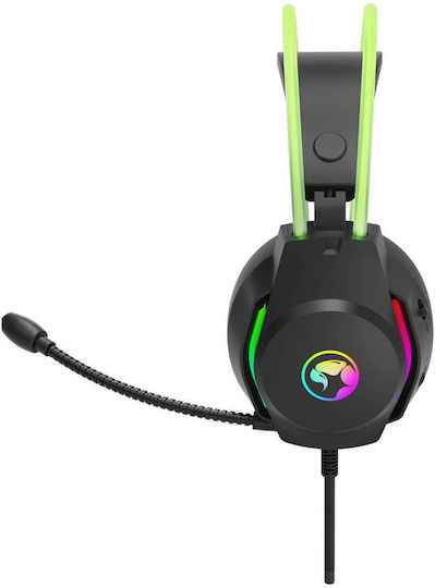 Marvo H8620 Over Ear Gaming Headset cu conexiune 3,5mm Negru