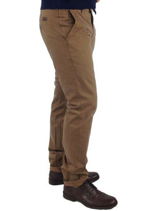 Trial Jeans Oliver Tampa Herrenhose Chino in Slim Passform Tabac Brown