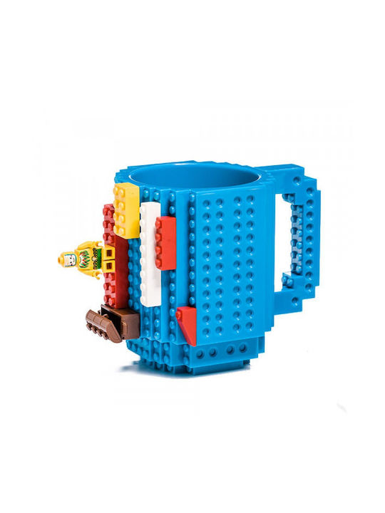 Gadget Master тип Lego Чаша Пластмаса Син 350мл