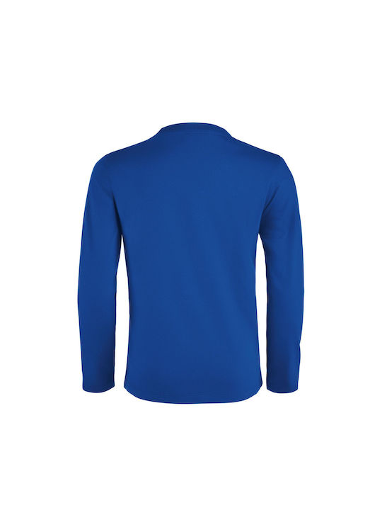 Children's Long Sleeve " LET'S ROCK", Royal Blue