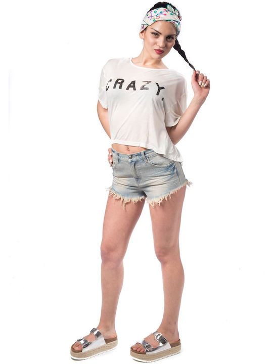 Дамски T-shirt Бял