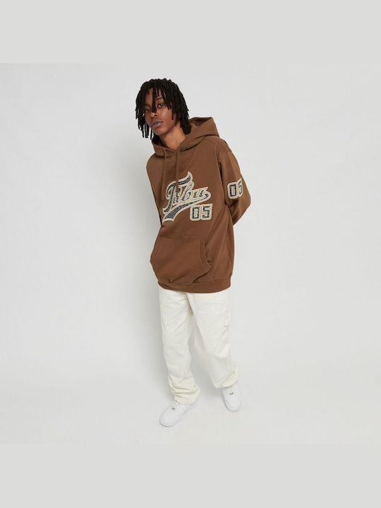 Fubu Men's Sweatshirt with Hood Brown