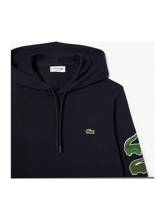 Lacoste Sweatshirt Black SH1323-HDE | Skroutz.mt