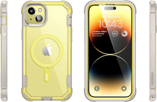 i-Blason Back Cover Πλαστικό / Σιλικόνης 2mm Κίτρινο (iPhone 15)