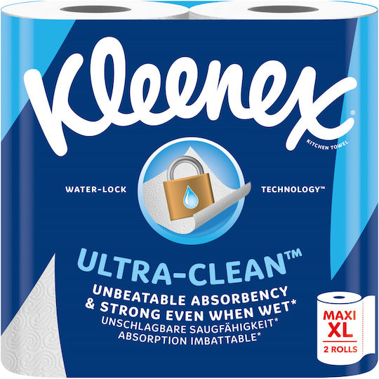 Kleenex Χαρτί Κουζίνας Ultra Clean 2 Ρολά 300gr 5029053581620