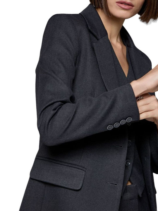 Passager Blazer pentru femei Sacou Black