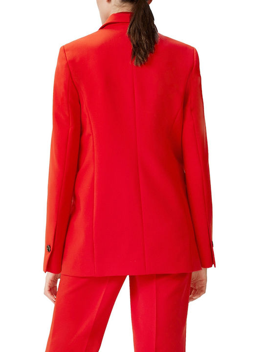 Comma Blazer pentru femei Sacou Red