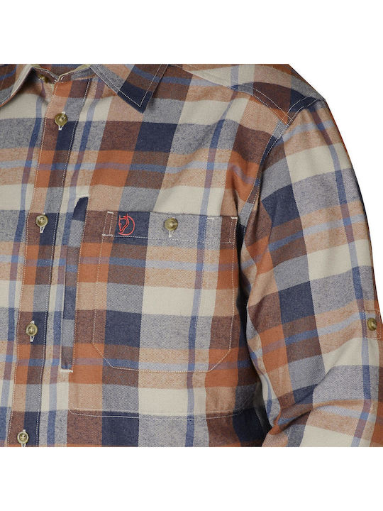 Fjallglim Langärmlig Flanell Hemd Autumn Leaf