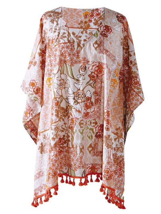 Kentia Maitai 234 Καφτάνι Παραλίας Salmon pink