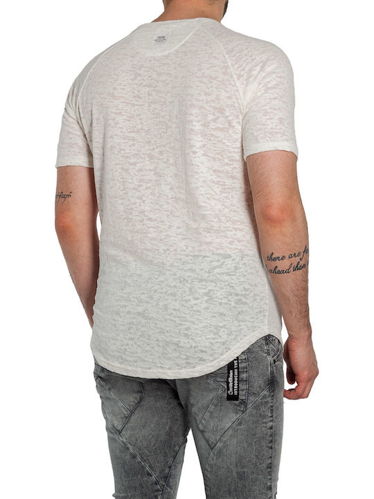 Tresor Herren T-Shirt Kurzarm Off White