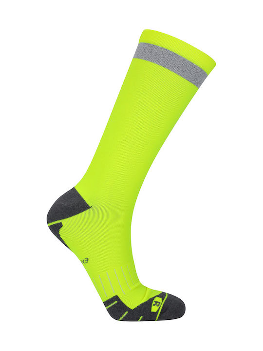 Endurance Running Socks Yellow 1 Pair