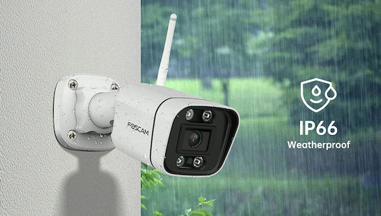 FSC-V5P-BK IP Камера за наблюдение Wi-Fi Full HD+ 5MP Водоустойчива с Двупосочна Комуникация Черен