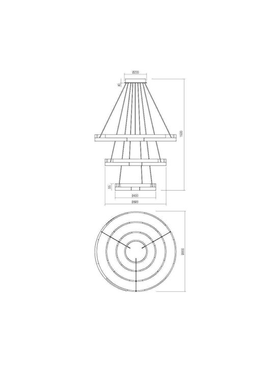 Redo Group Pendant Light LED Gold