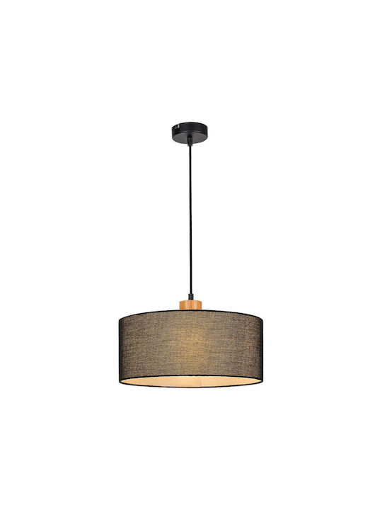 Rabalux Miguel Pendant Light Single-Light for Socket E27 Black