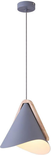 Rabalux Neva Pendant Light Gray with Socket E27 24.5cm