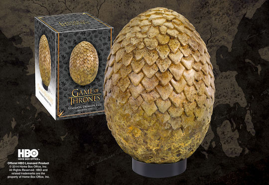 The Noble Collection Game of Thrones Dragon Egg Viserion Dragon Egg Replica Length 20cm