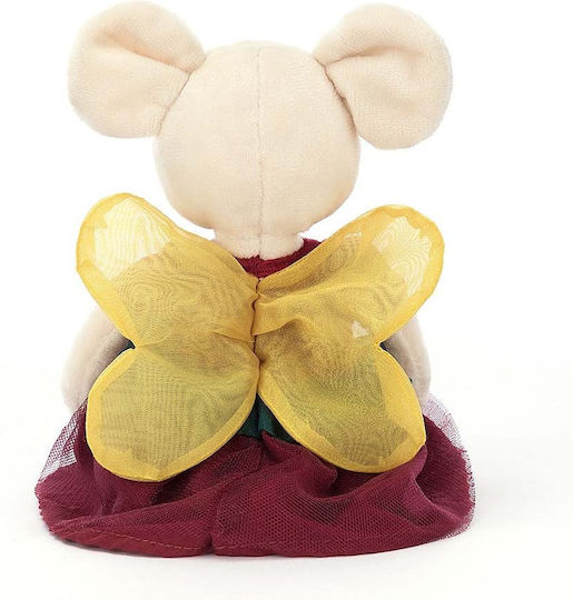 Jellycat Λούτρινο Fairy Mouse Χριστουγεννιάτικο για 3+ Ετών 34 εκ.