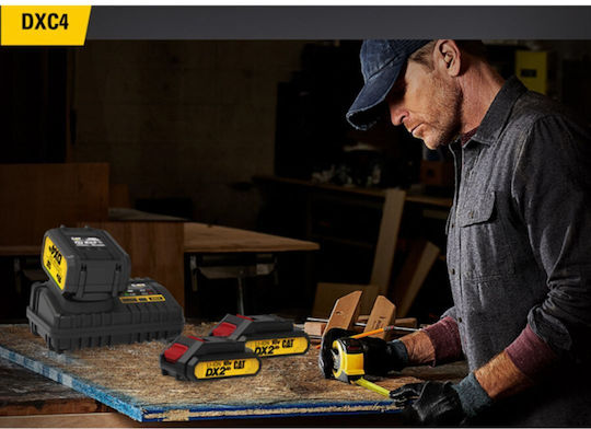 CAT Φορτιστής Μπαταριών Εργαλείου 18V DXC4