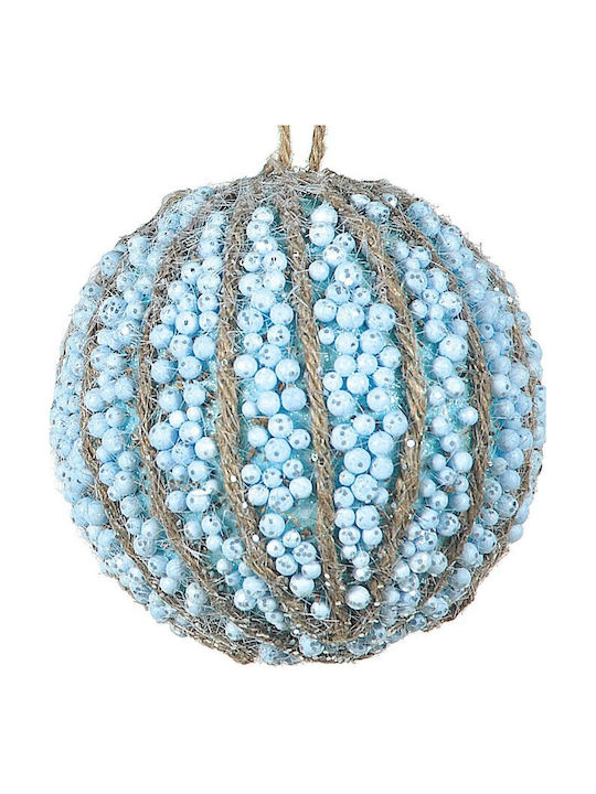 Lianos Christmas Plastic Ball Ornament Blue