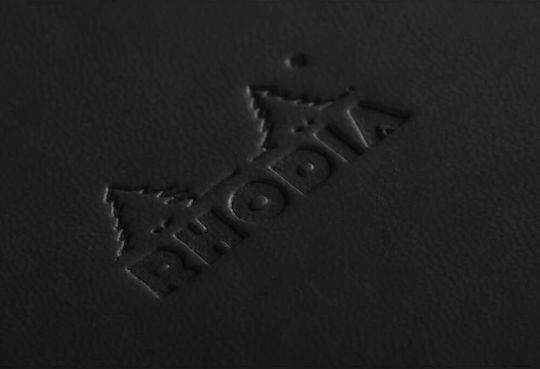 Rhodia Notebook 96 Sheets A5 with Blank Pages and Elastic Black