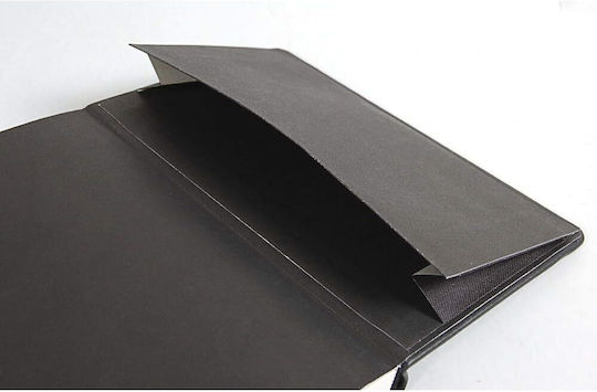 Rhodia Notebook 96 Sheets A5 with Blank Pages and Elastic Black
