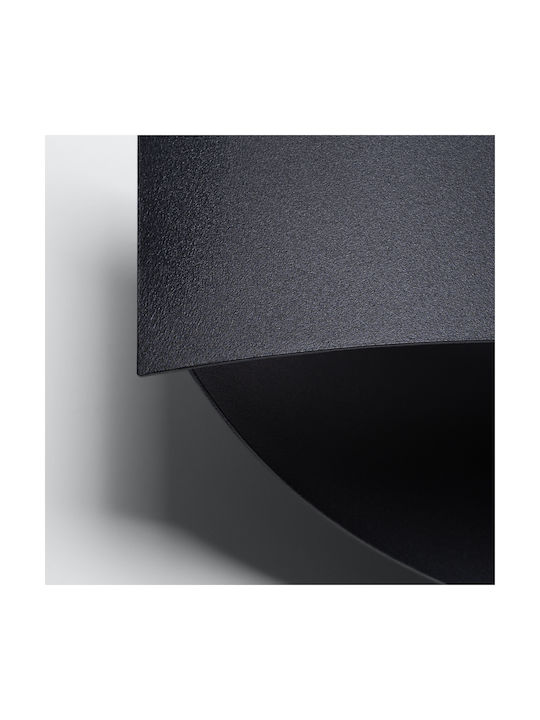 Sollux Modern Lamp Wall with Socket G9 Black 15x15x15cm