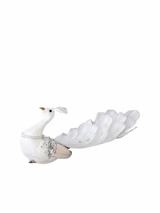 Eurolamp Christmas Plastic Figure Swan White Length 52cm 2pcs