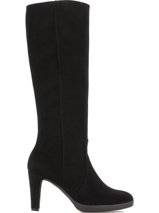 Cizme dama cu elastic Negre