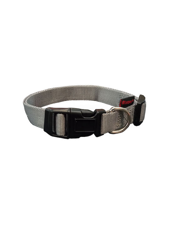 Pet Interest Plain Line Dog Collar In Gray Colour Small 15mm x 22 - 40cm