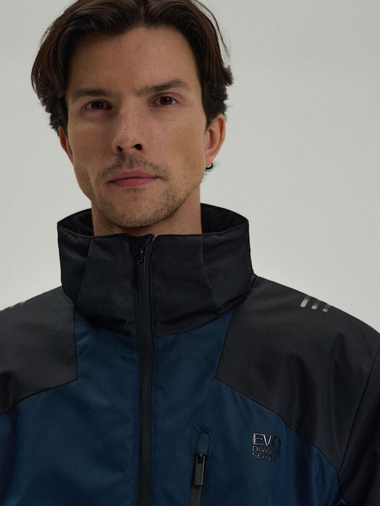 Winter Jacke Marineblau