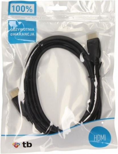 Tb Energy Hdmi 1.4 Hochgeschwindigkeits 1080p 120Hz Kabel Hdmi-Stecker - Hdmi-Stecker 1m Schwarz