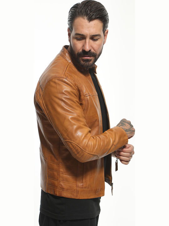 Lederjacke Jacke Tabac Brown