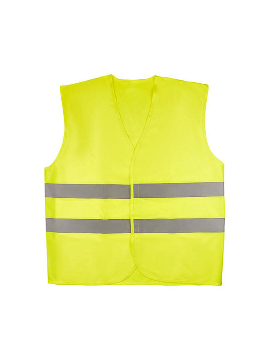 Auto Gs Men's Safety Vest with Reflective Film Yellow Auto Gs Men's Safety Vest with Reflective Film Yellow
