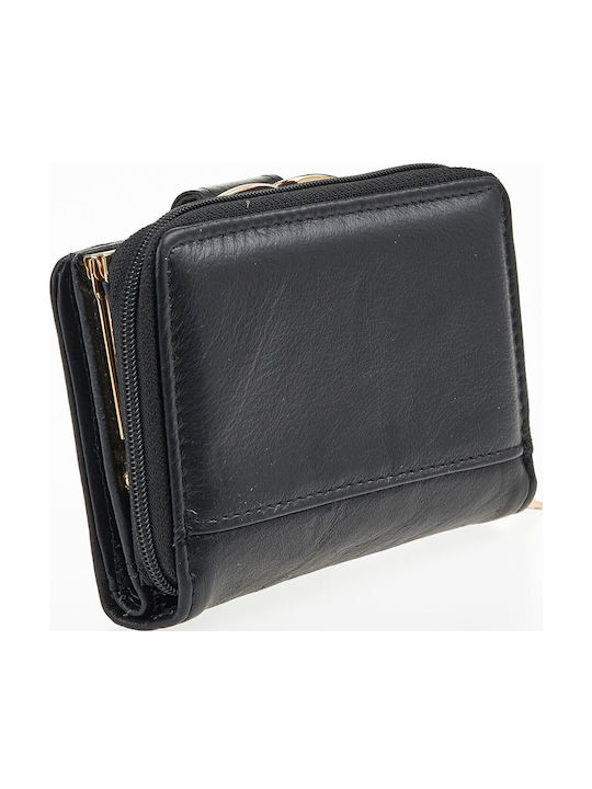 Small Leather Women's Wallet Classic Black