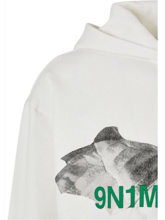 Φούτερ με Κουκούλα Offwhite