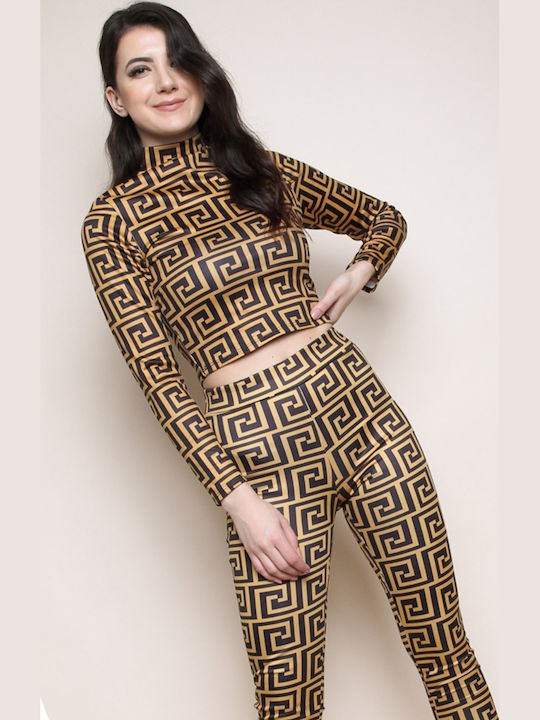 Women's Gold Set with Trousers