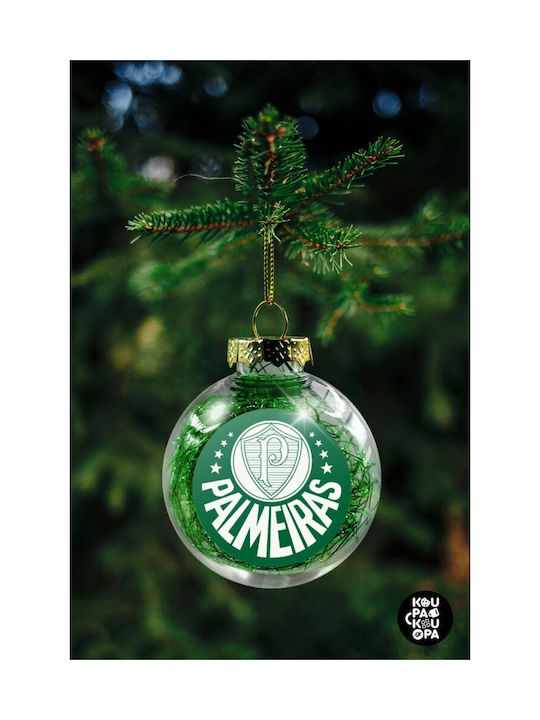 Christmas Ball Ornament Green 8cm