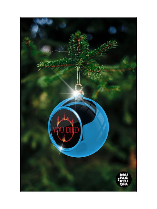 Christmas Ball Ornament Blue