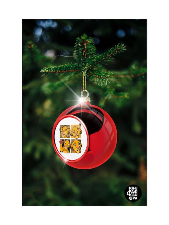 Christmas Ball Ornament Red