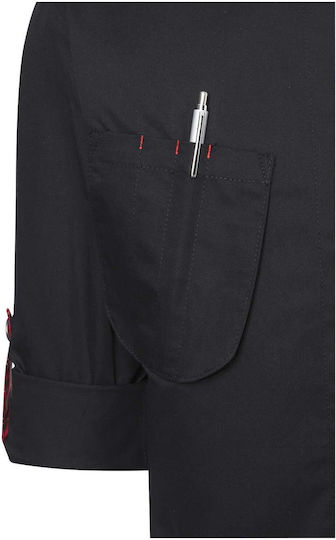 Rock Chef Coat Chef Black with Long Sleeve