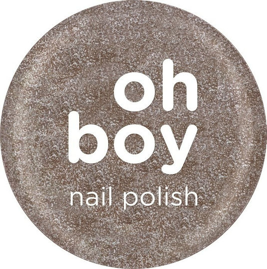 OhBoy Glitter Βερνίκι Νυχιών ΜΠΕΖ(NUDE) GLITTER