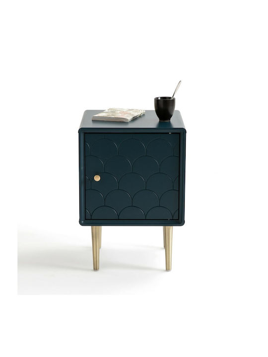 Nachttisch Luxore Holz Πρωσσικό Μπλε 35x35x50cm