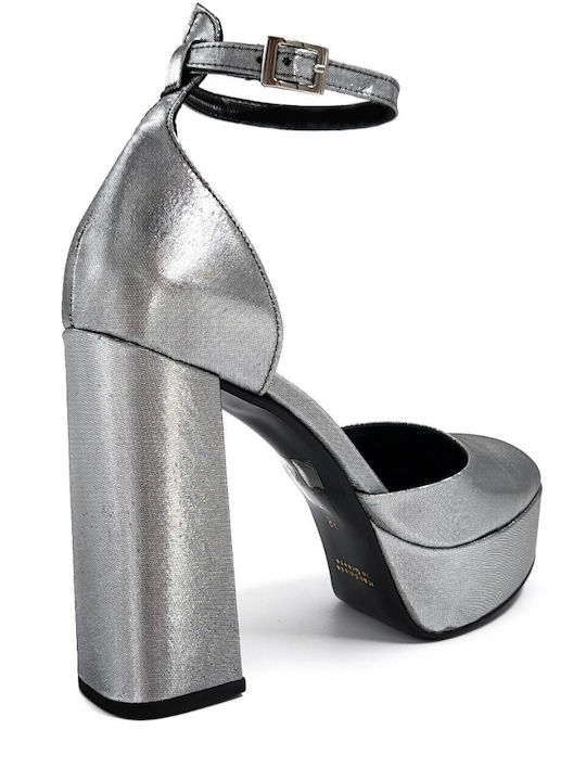 Beatris Silver Heels